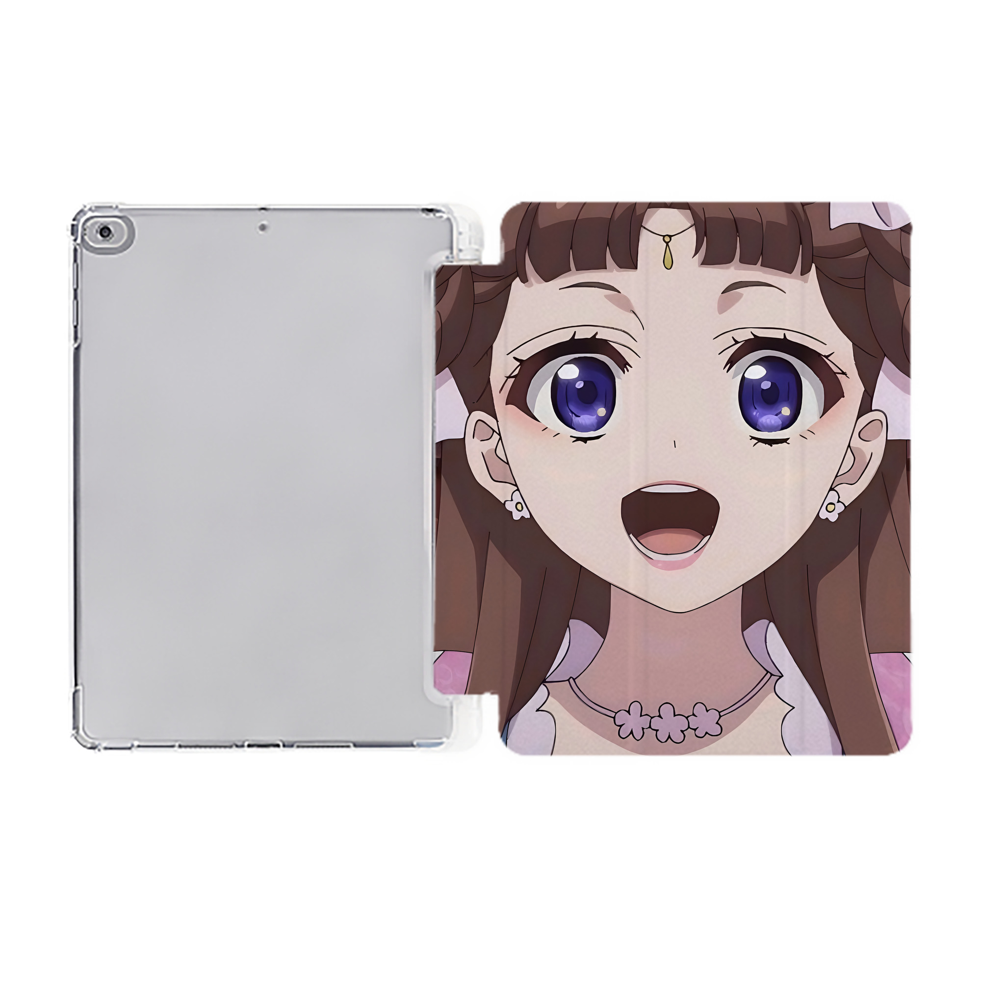 （画像用） 薬屋のひとりごと The Apothecary Diaries IPad ケース ペン収納付き 三つ折りスタンド PUレザー×シリコン 対応機種9.5/10.5/10.9インチ